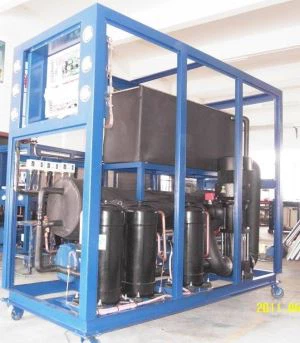 Refroidisseur d'eau de refroidissement d'eau industrielle 100 Kw 30 Hp